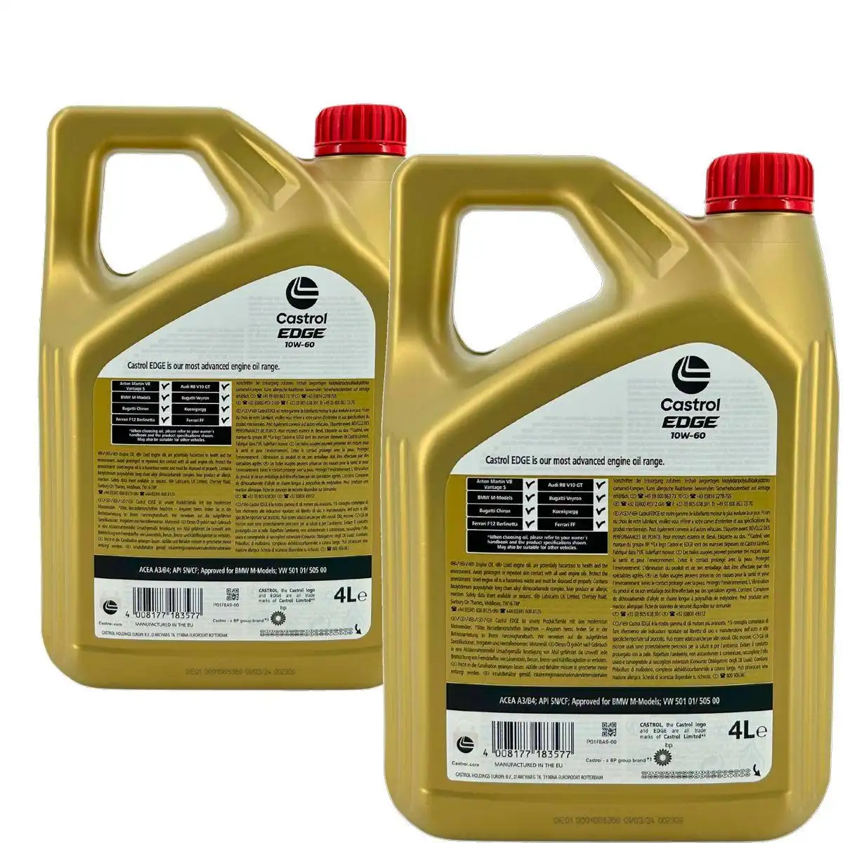Castrol Edge 10W-60 2x4 Liter
