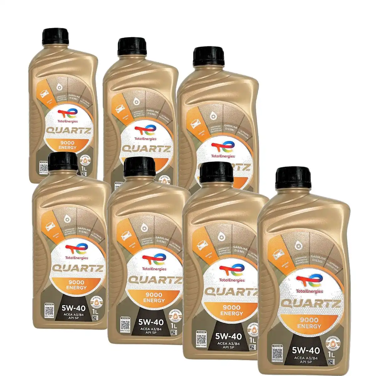 Total Quartz 9000 Energy 5W-40 7x1 Liter