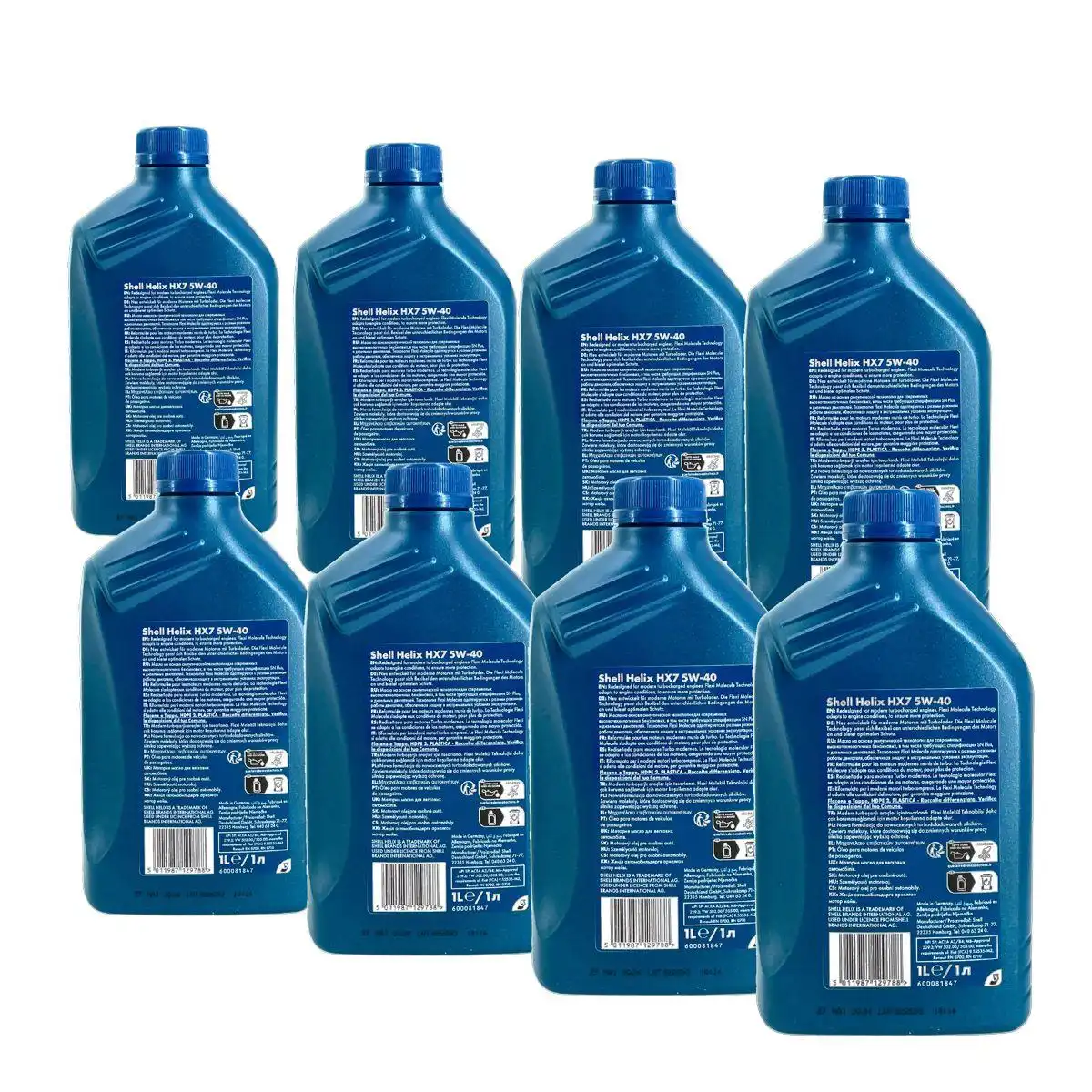 Shell Helix HX7 5W-40 8x1 Liter