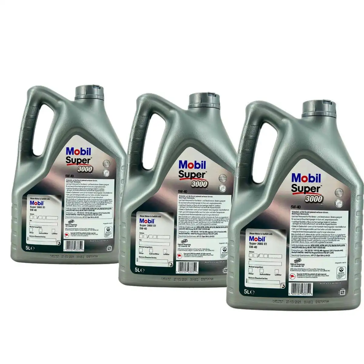 Mobil Super 3000 X1 5W-40 3x5 Liter