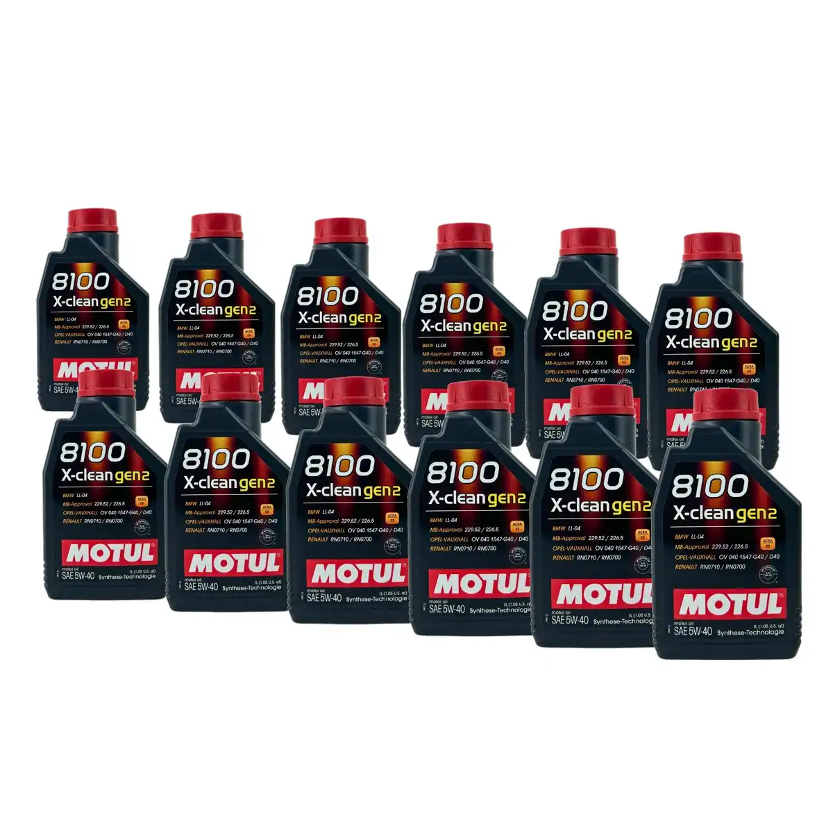 Motul 8100 X-clean GEN2 5W-40 12x1 Liter