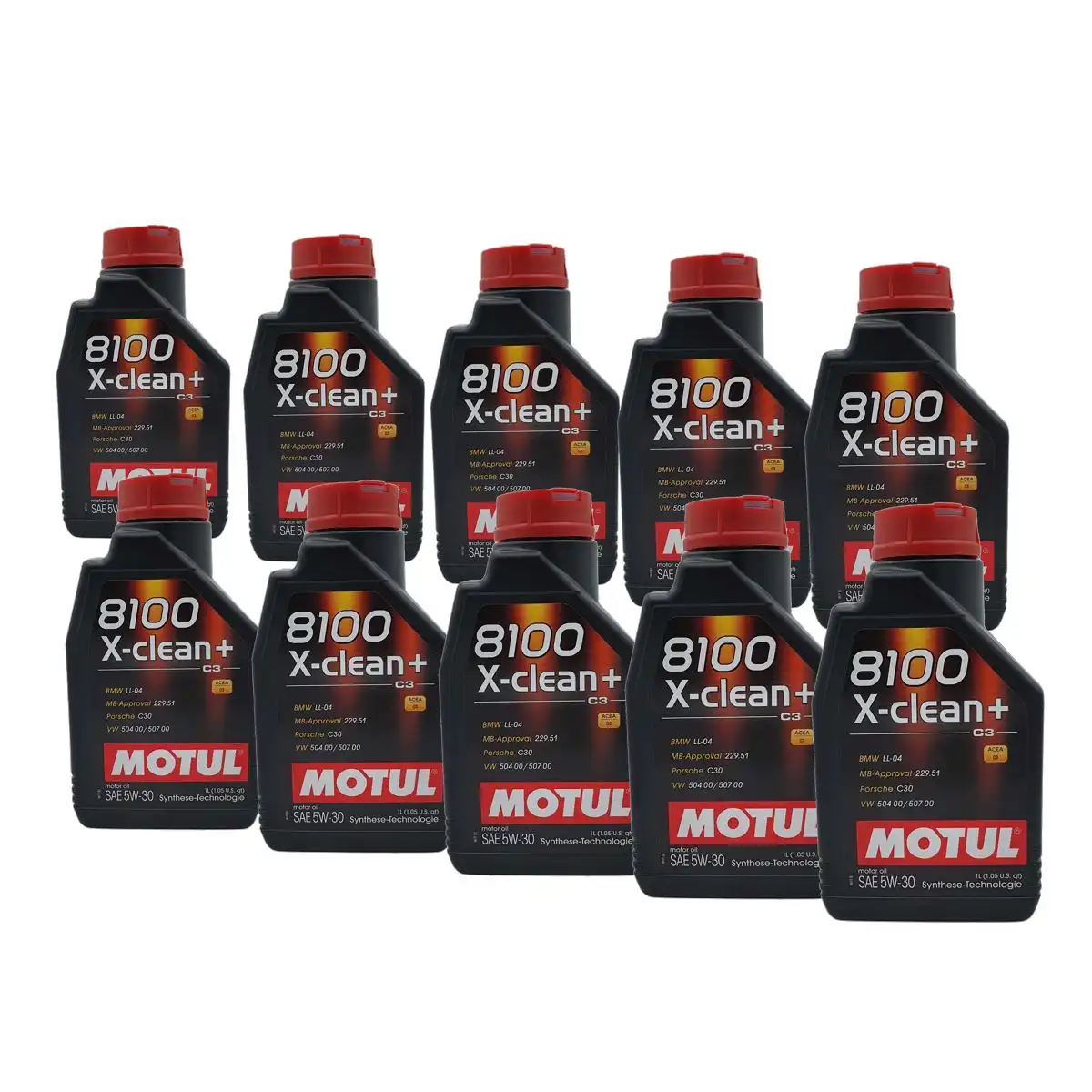 Motul 8100 X-clean+ 5W-30 10x1 Liter
