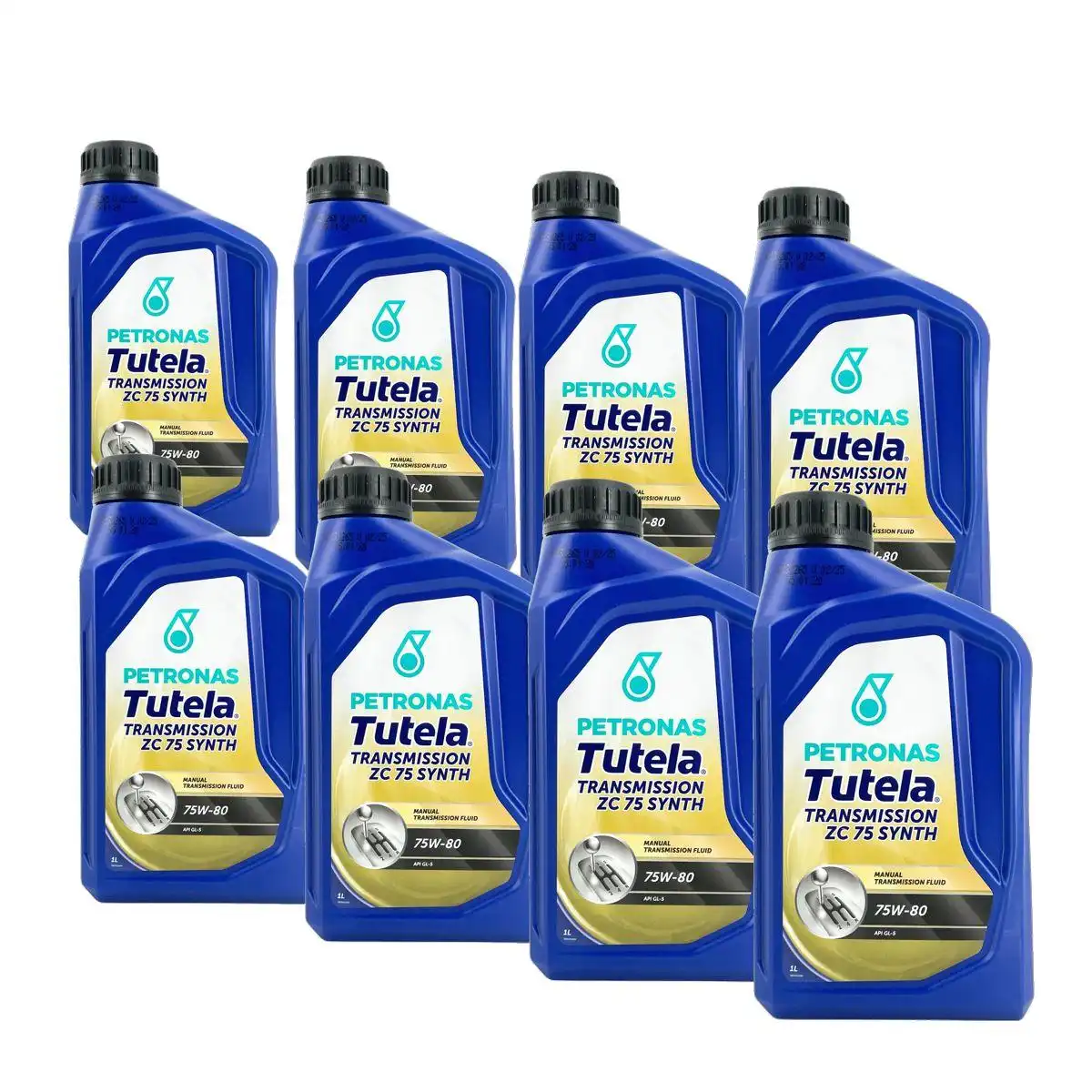 Petronas Tutela Transmission ZC 75 Synth 75W-80 API GL-5 8x1 Liter