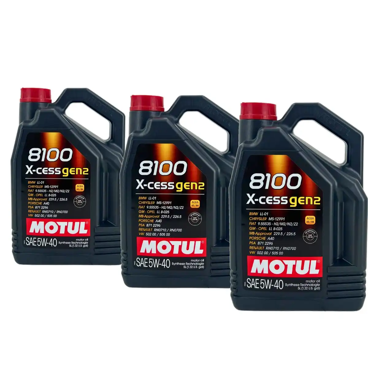 Motul 8100 X-cess 5W-40 3x5 Liter