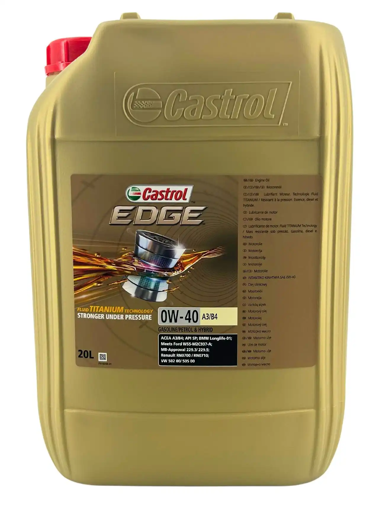 Castrol Edge 0W-40 A3/B4 20 Liter