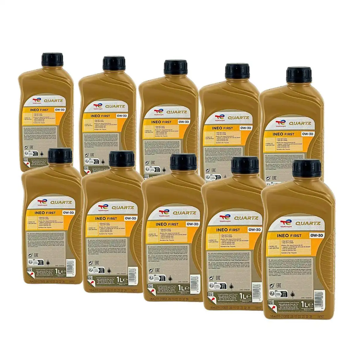 Total Quartz Ineo First 0W-30 10x1 Liter