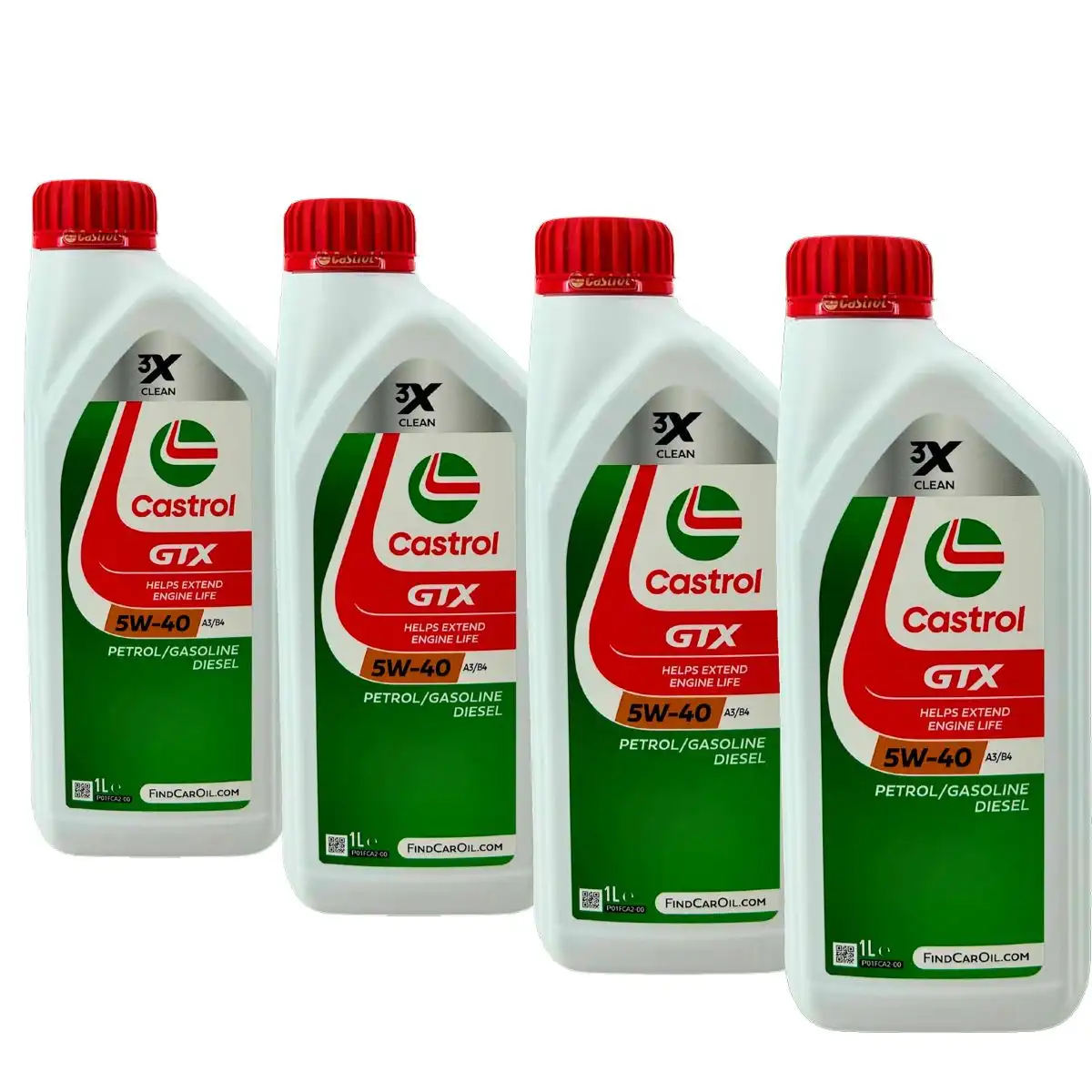 Castrol GTX 5W-40 A3/B4 4x1 Liter