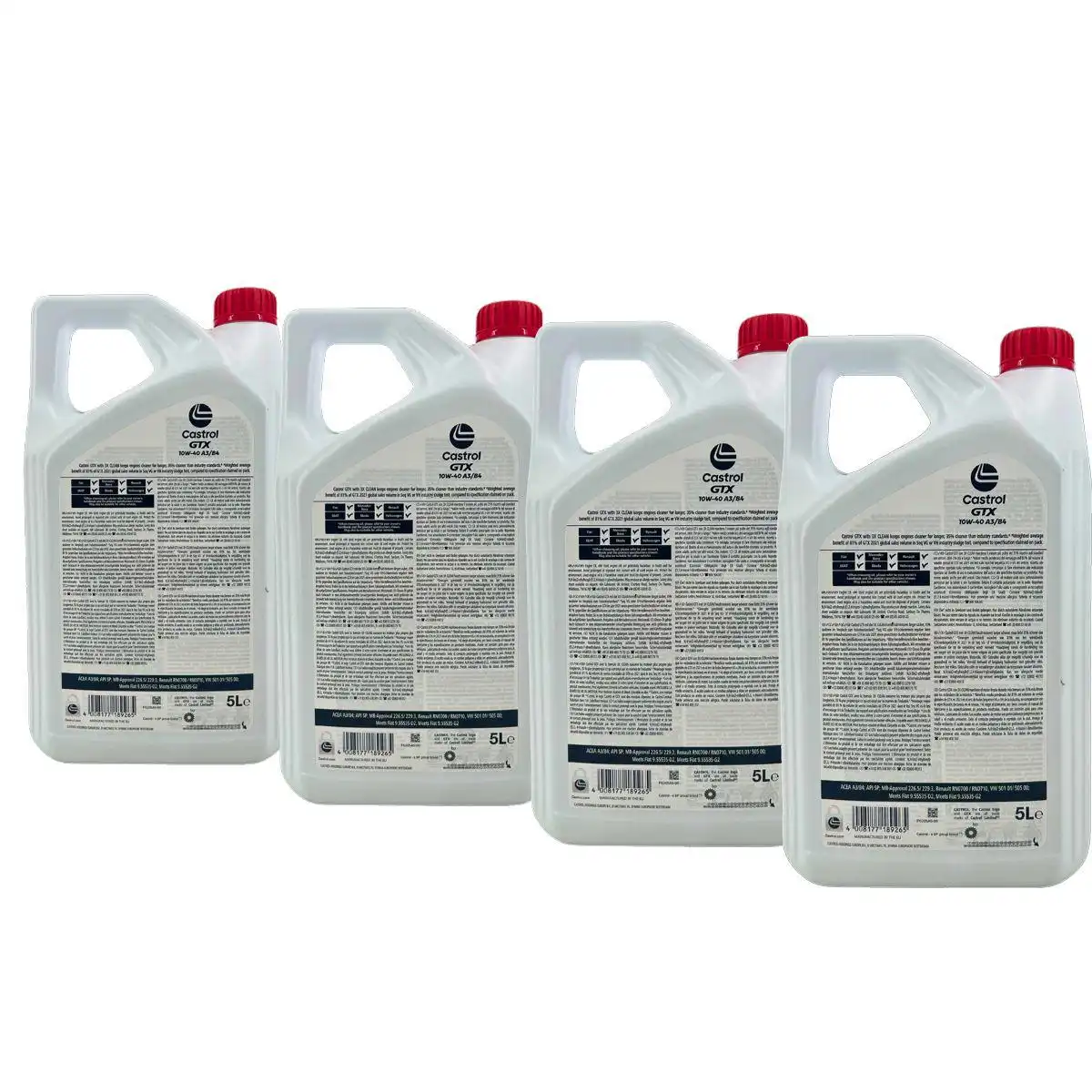 Castrol GTX 10W-40 A3/B4 4x5 Liter