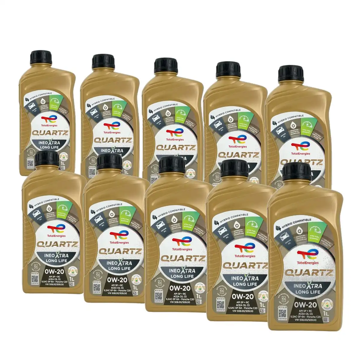 Total Quartz Ineo Xtra Longlife 0W-20 10x1 Liter