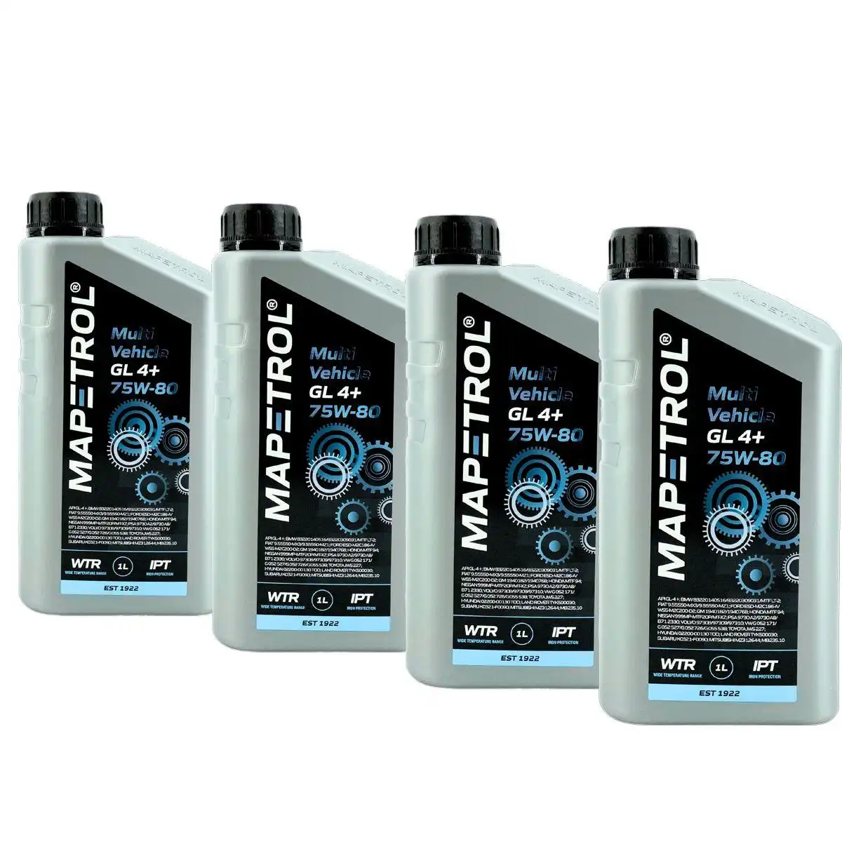 Mapetrol Multi Vehicle GL 4+ 75W-80 4x1 Liter