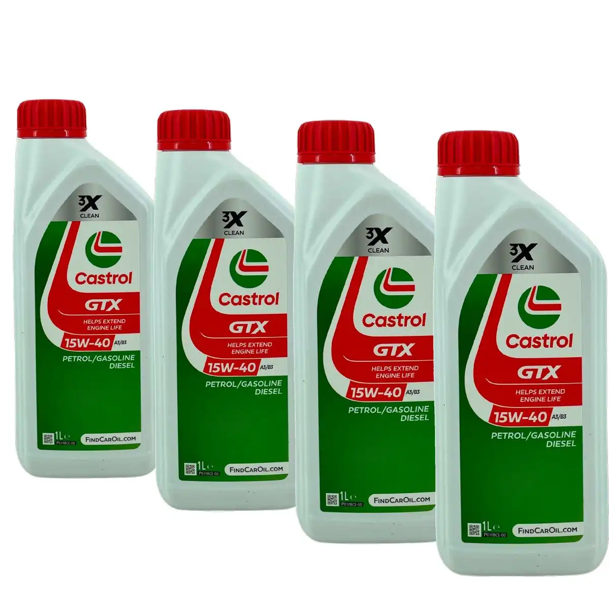 Castrol GTX 15W-40 A3/B3 4x1 Liter