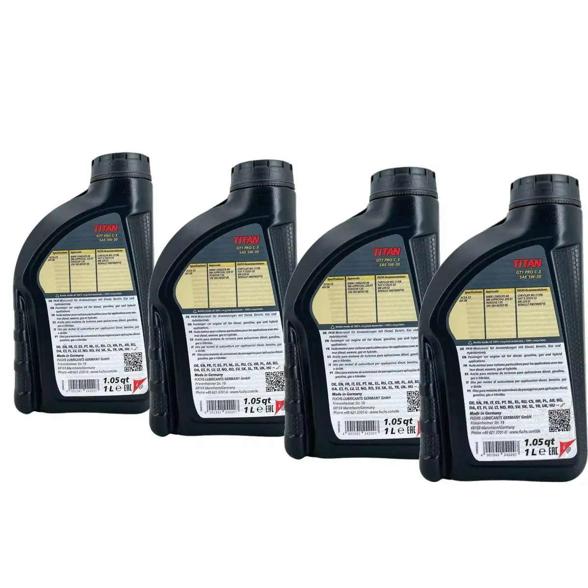 Fuchs Titan GT1 PRO C-3 5W-30 4x1 Liter