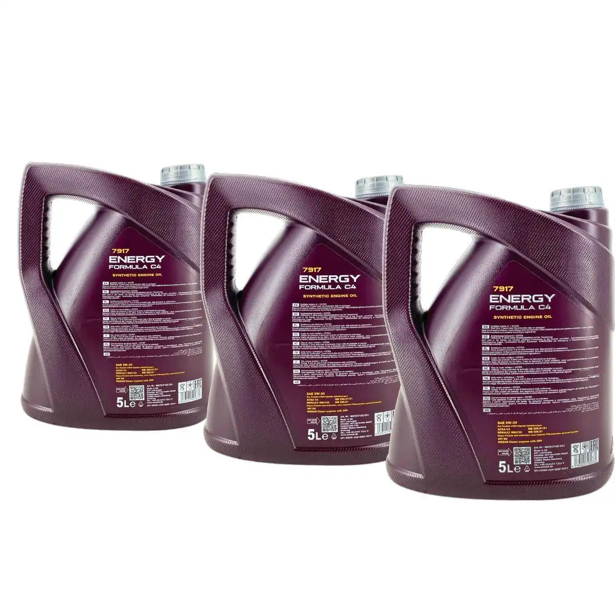 Mannol Energy Formula C4 5W-30 3x5 Liter