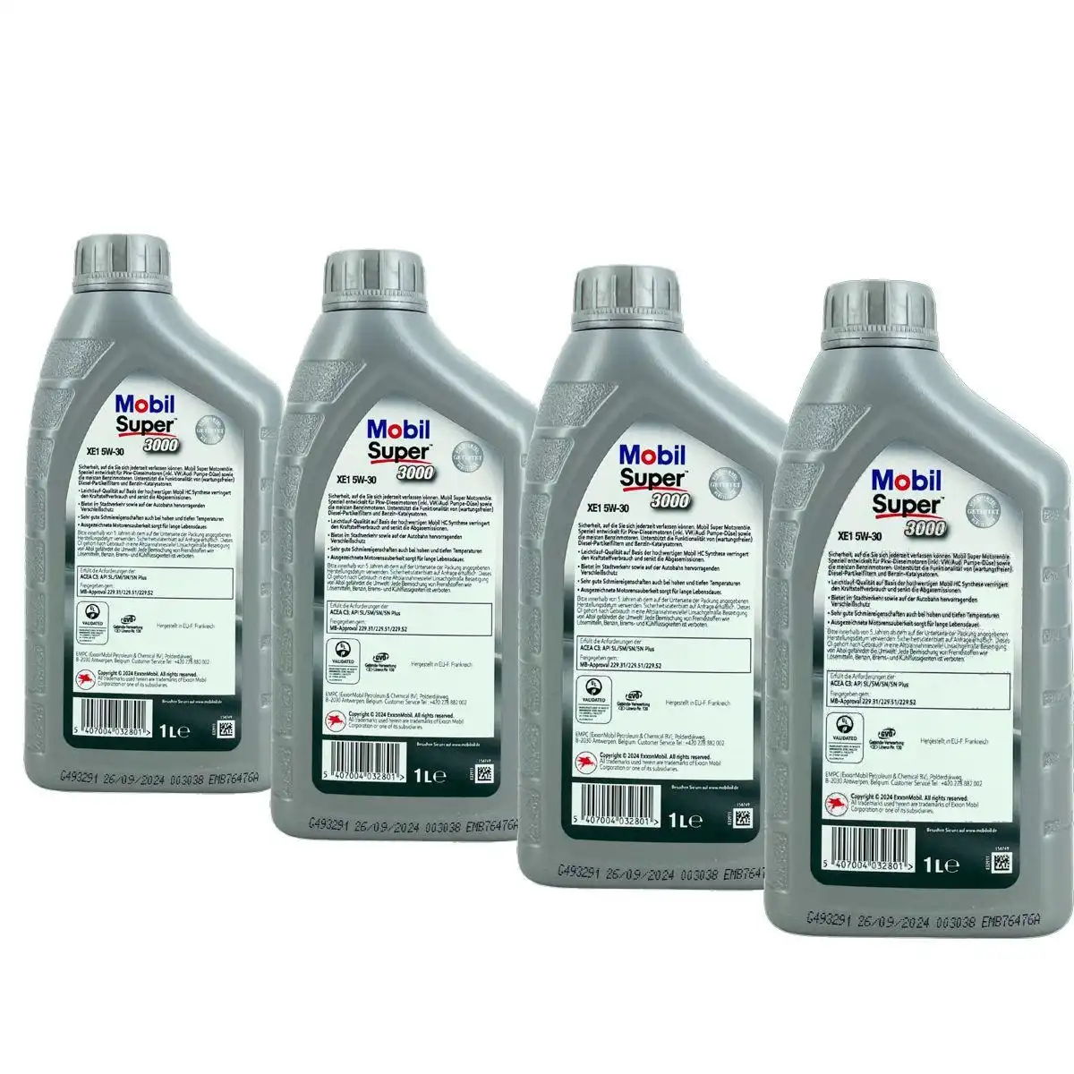 Mobil Super 3000 XE1 5W-30 4x1 Liter