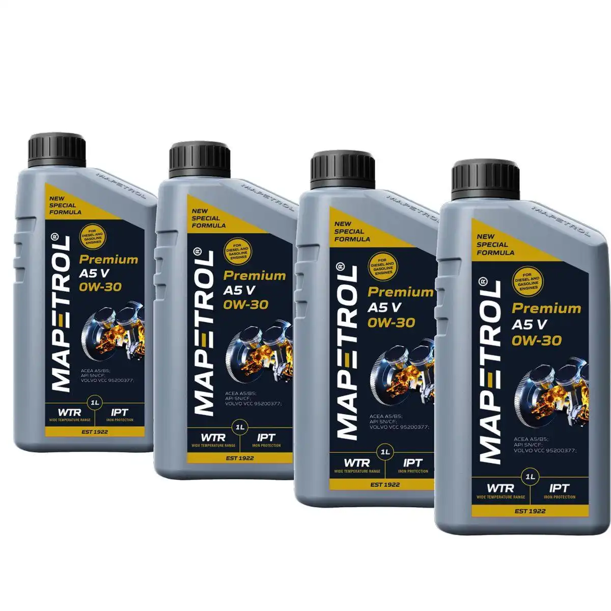 Mapetrol Premium A5 V 0W-30 4x1 Liter