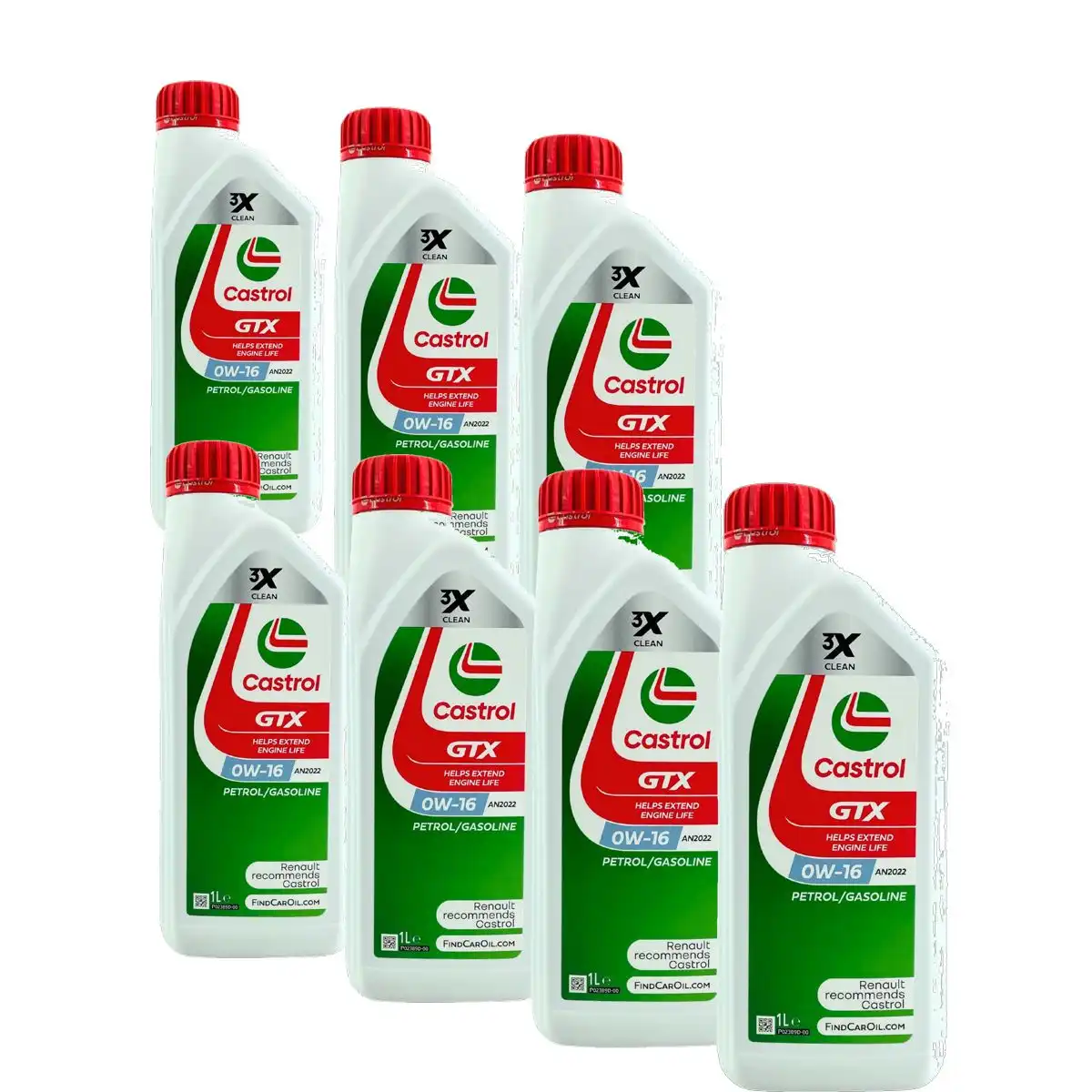 Castrol GTX 0W-16 AN2022 7x1 Liter