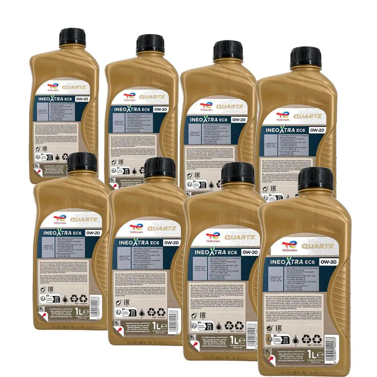 Total Quartz Ineo Xtra EC6 0W-20 8x1 Liter