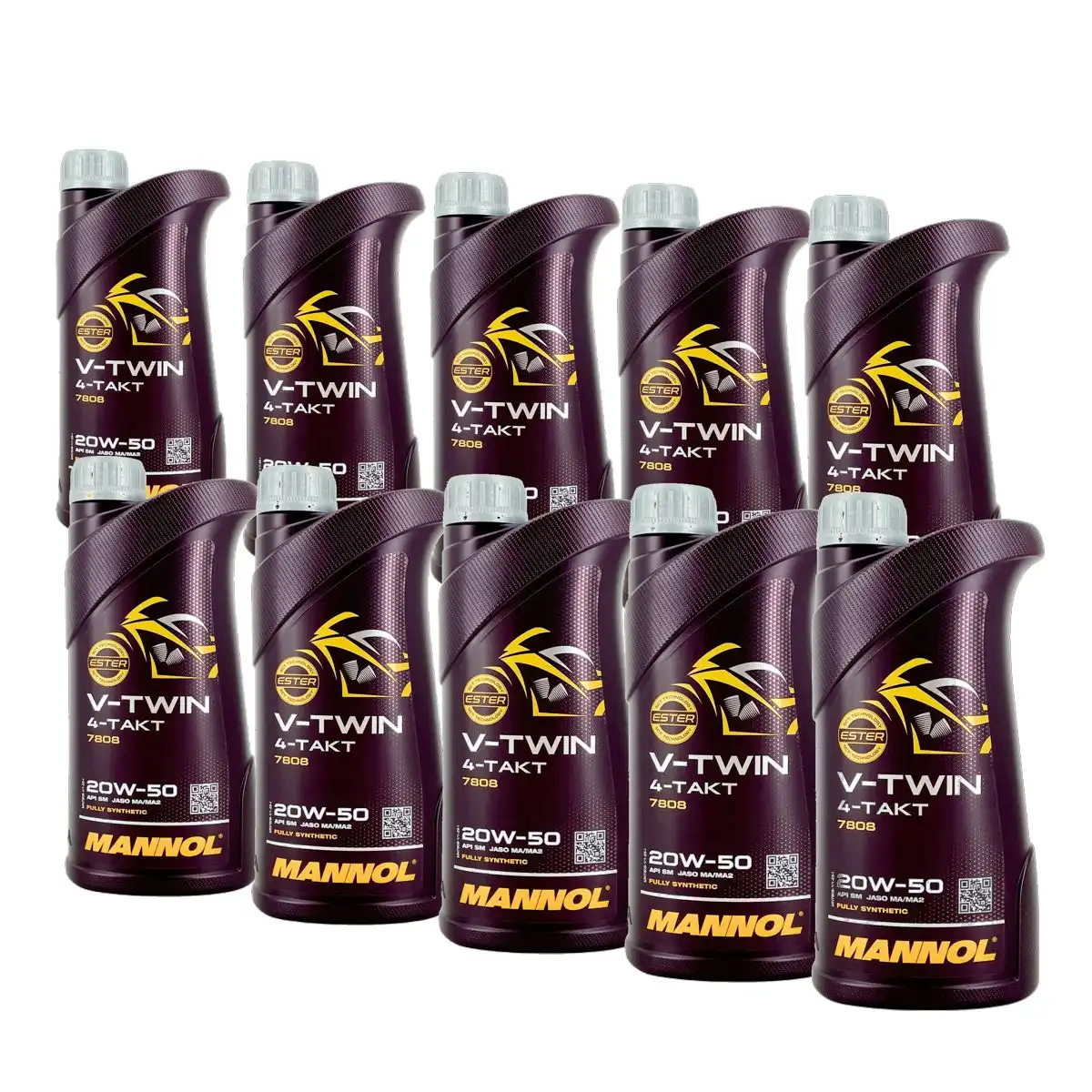 Mannol V-Twin 4-Takt 20W-50 10x1 Liter