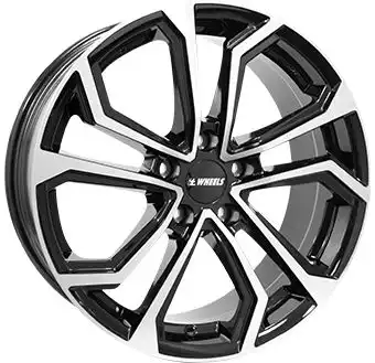 ITWHEELS ELLA shiny black polished front 6.5Jx16 5x114.3 ET40