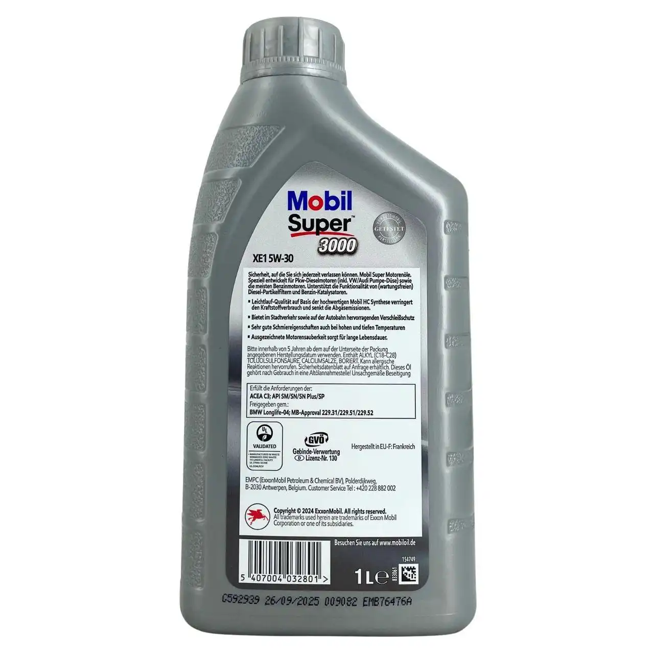 Mobil Super 3000 XE1 5W-30 1 Liter