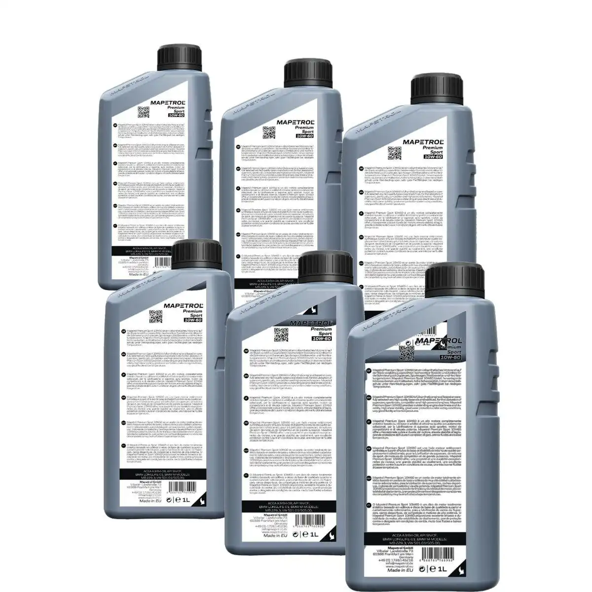Mapetrol Premium Sport 10W-60 6x1 Liter