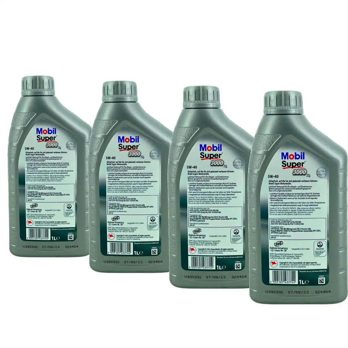 Mobil Super 3000 X1 5W-40 4x1 Liter