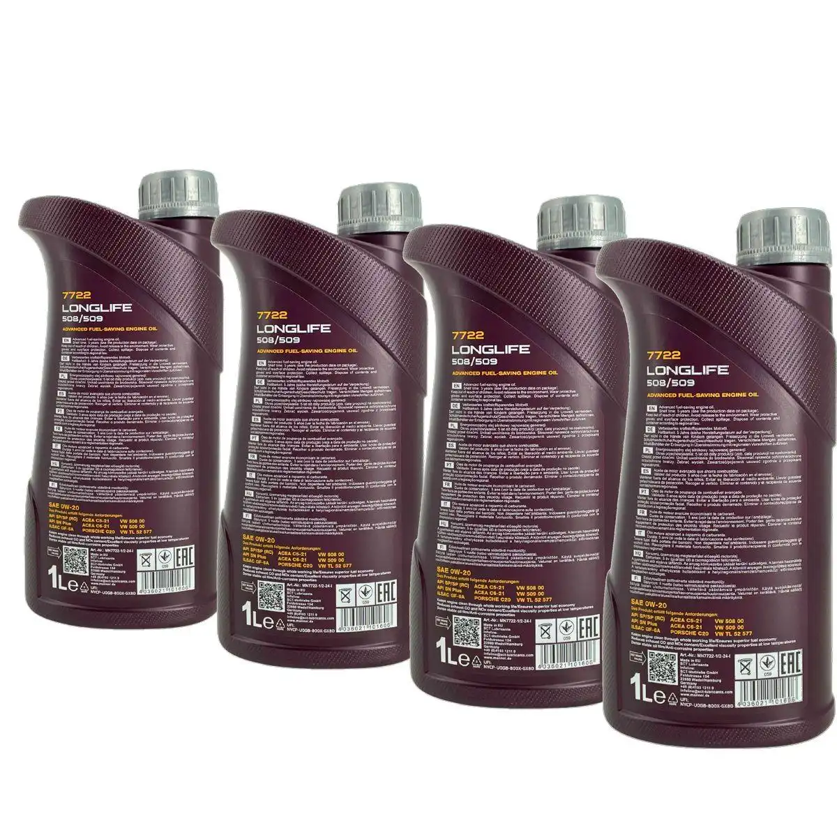 Mannol Longlife 508/509 0W-20 4x1 Liter