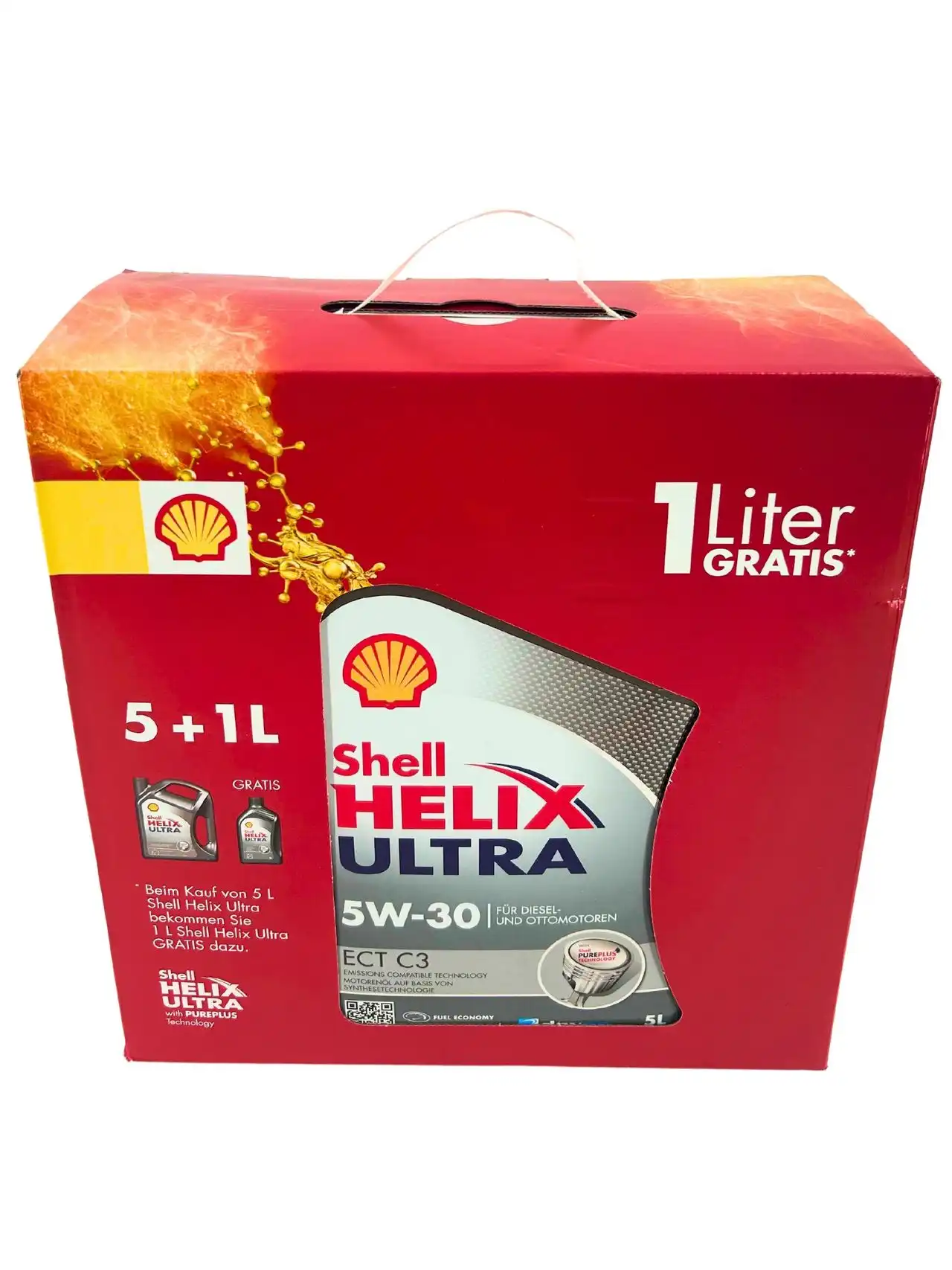 Shell Helix Ultra ECT C3 5W-30 5 Liter + 1 Liter GRATIS