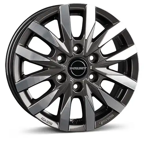 BORBET DESIGN CW6 mistral anthracite glossy polished 6.5Jx17 6x120 ET50