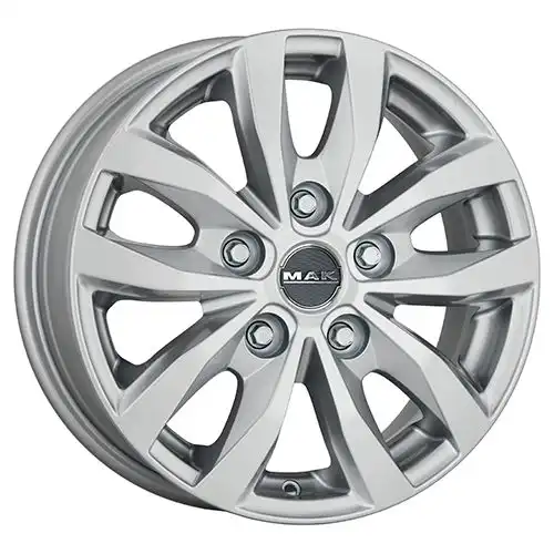 MAK LOAD 5 silver 7.0Jx17 5x118 ET45