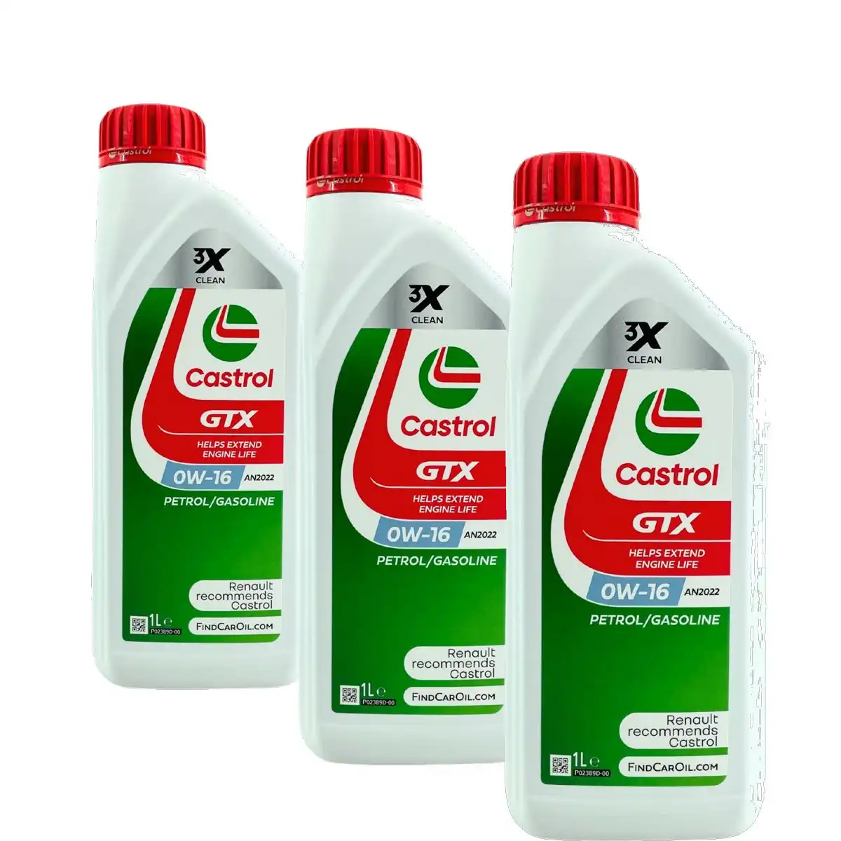 Castrol GTX 0W-16 AN2022 3x1 Liter