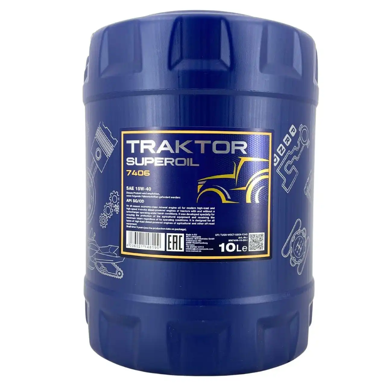 Mannol Traktor Superoil 15W-40 10 Liter