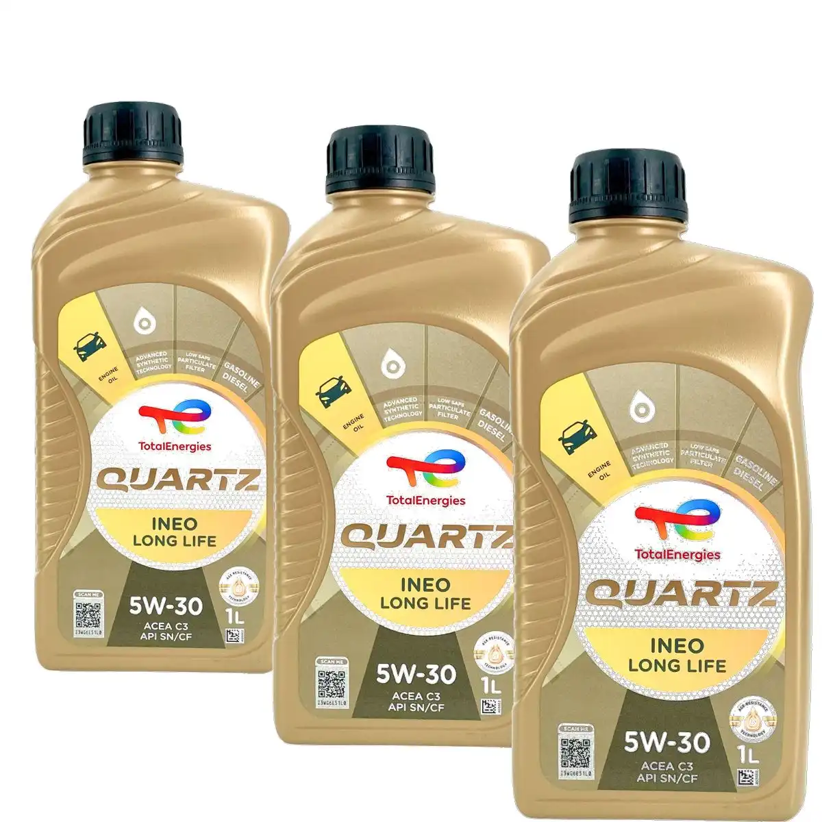 Total Quartz Ineo Longlife 5W-30 3x1 Liter