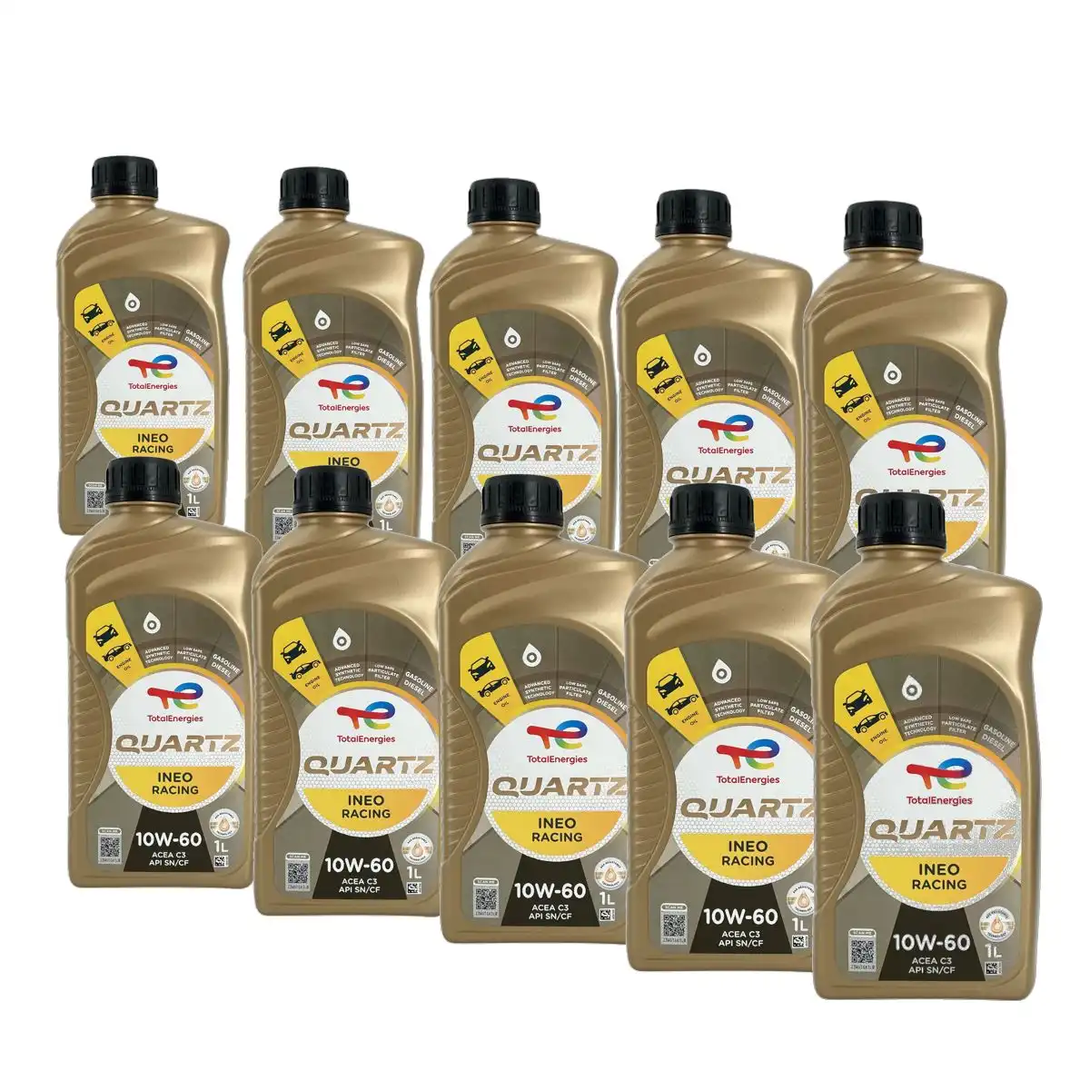 Total Quartz Ineo Racing 10W-60 10x1 Liter
