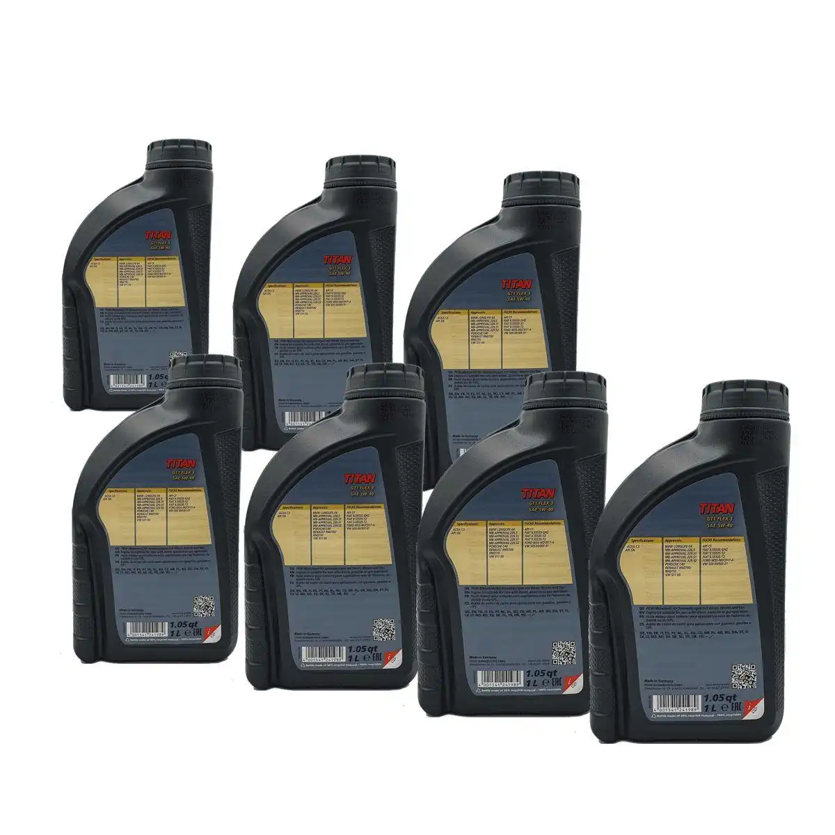 Fuchs Titan GT1 Flex 3 5W-40 7x1 Liter