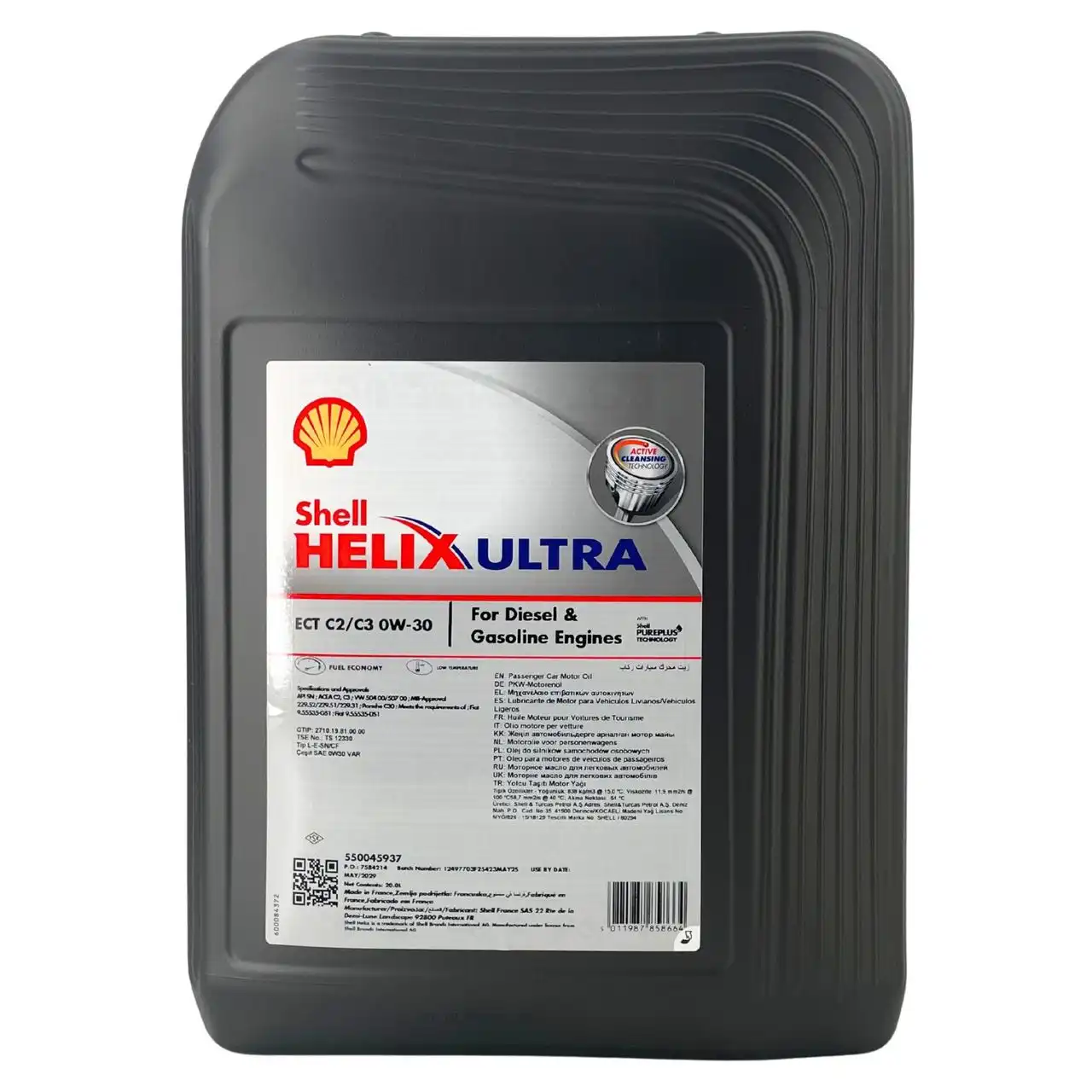 Shell Helix Ultra ECT C2 C3 0W-30 20 Liter