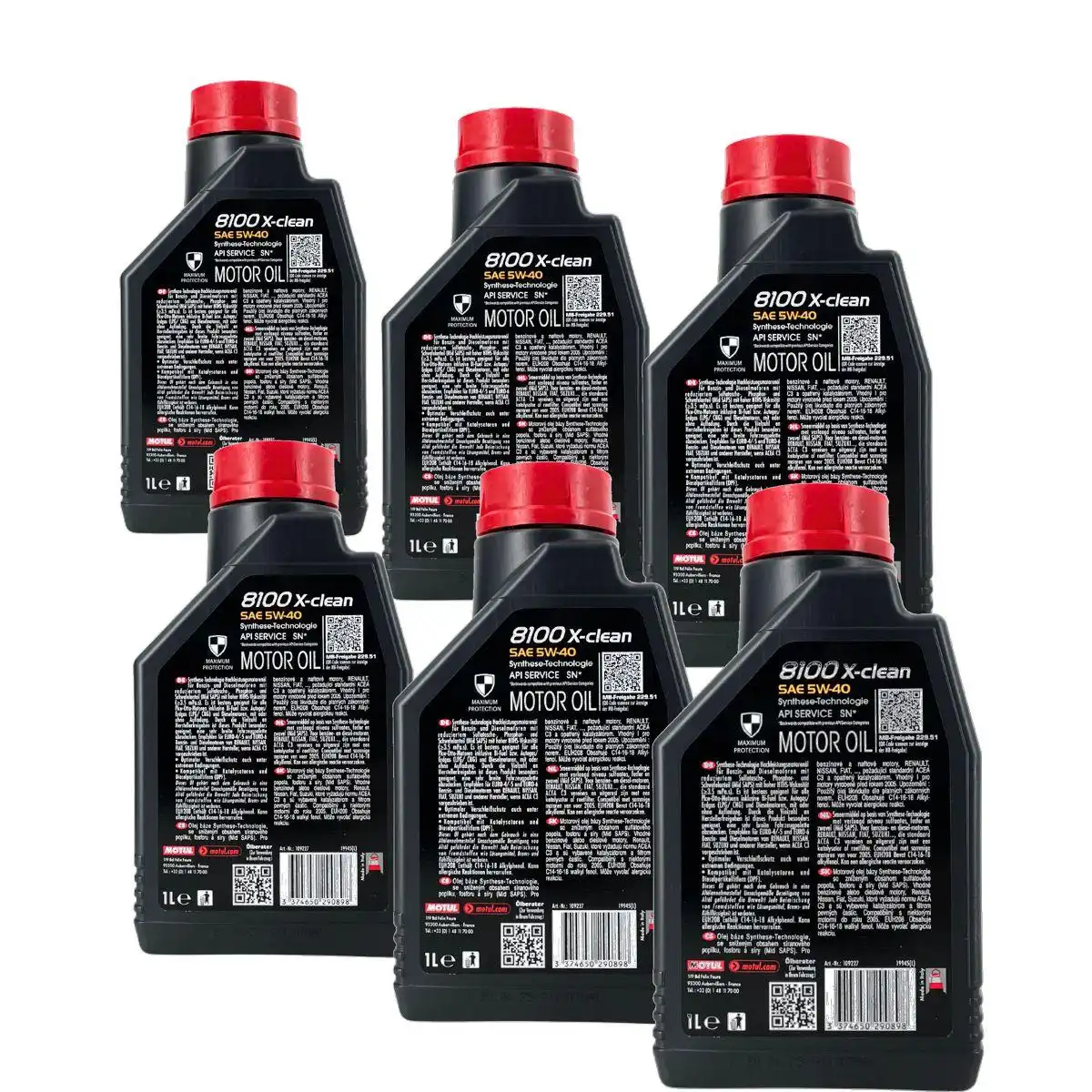 Motul 8100 X-clean 5W-40 6x1 Liter