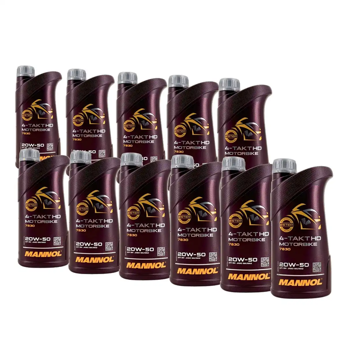 Mannol 4-Takt Motorbike HD 20W-50 11x1 Liter
