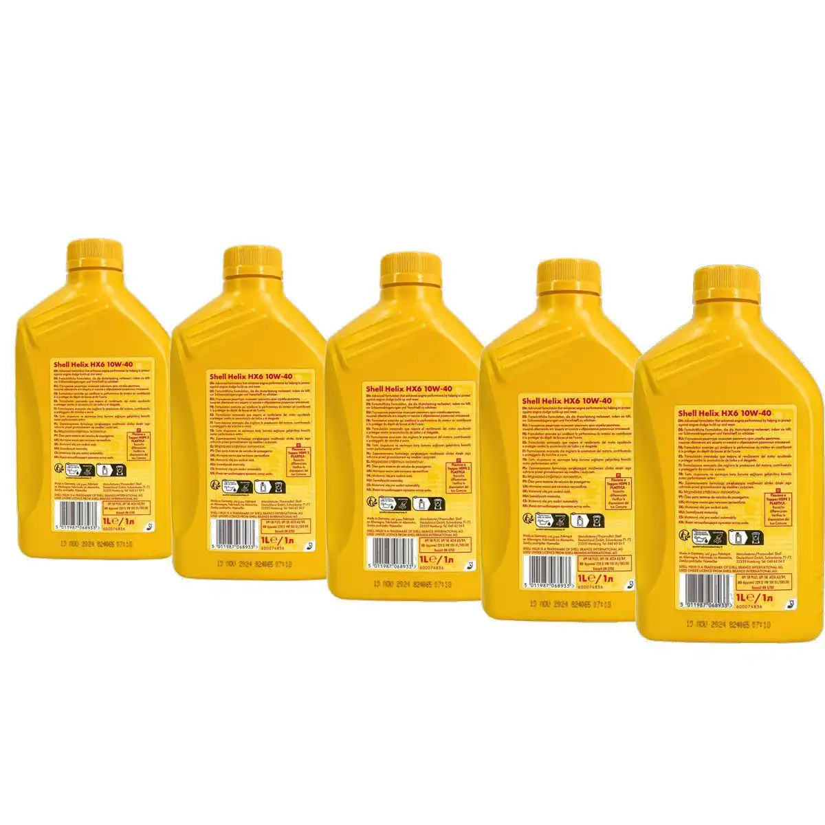 Shell Helix HX6 10W-40 5x1 Liter