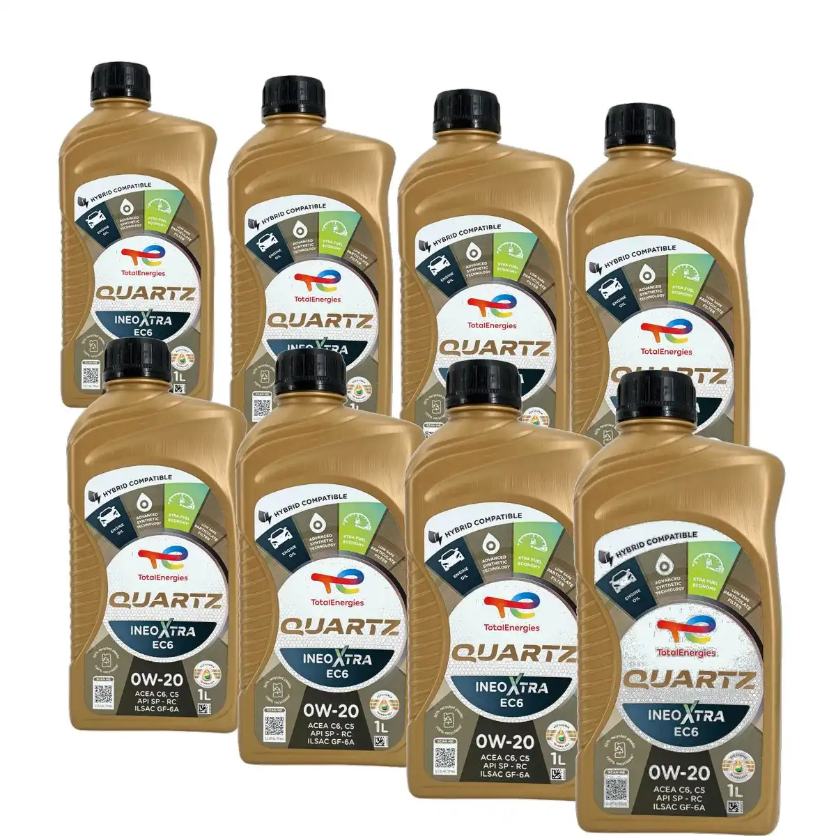 Total Quartz Ineo Xtra EC6 0W-20 8x1 Liter