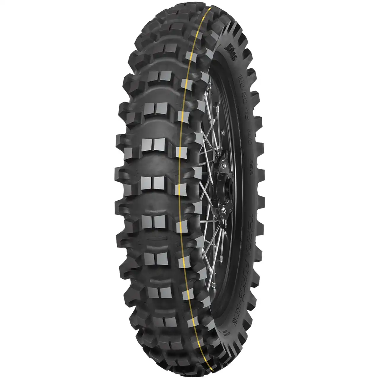 MITAS 120/90 - 18 M/C TT 65R TERRA FORCE-EX SM SUPER (YELLOW) (IND)