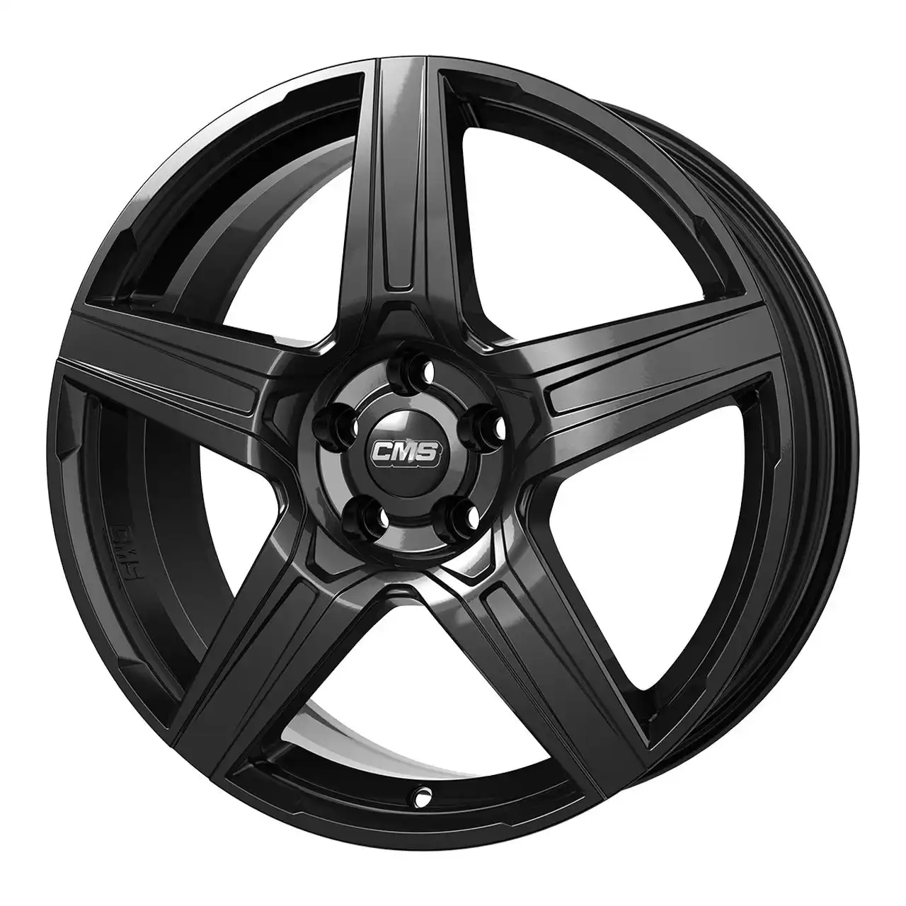 CMS C34-CBG complete black gloss 7.0Jx17 5x110 ET40
