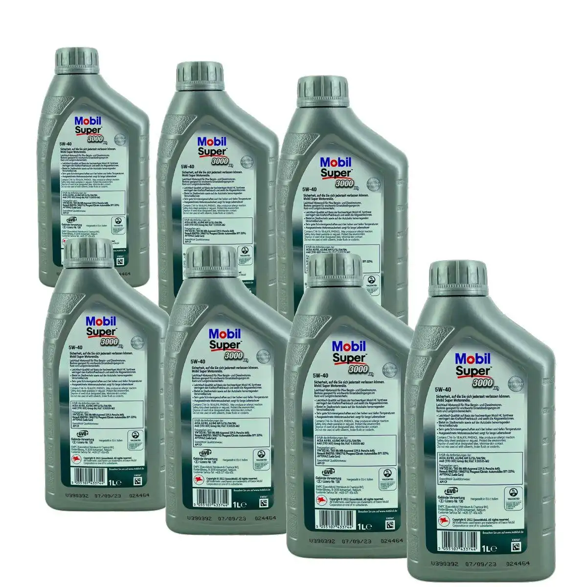 Mobil Super 3000 X1 5W-40 7x1 Liter
