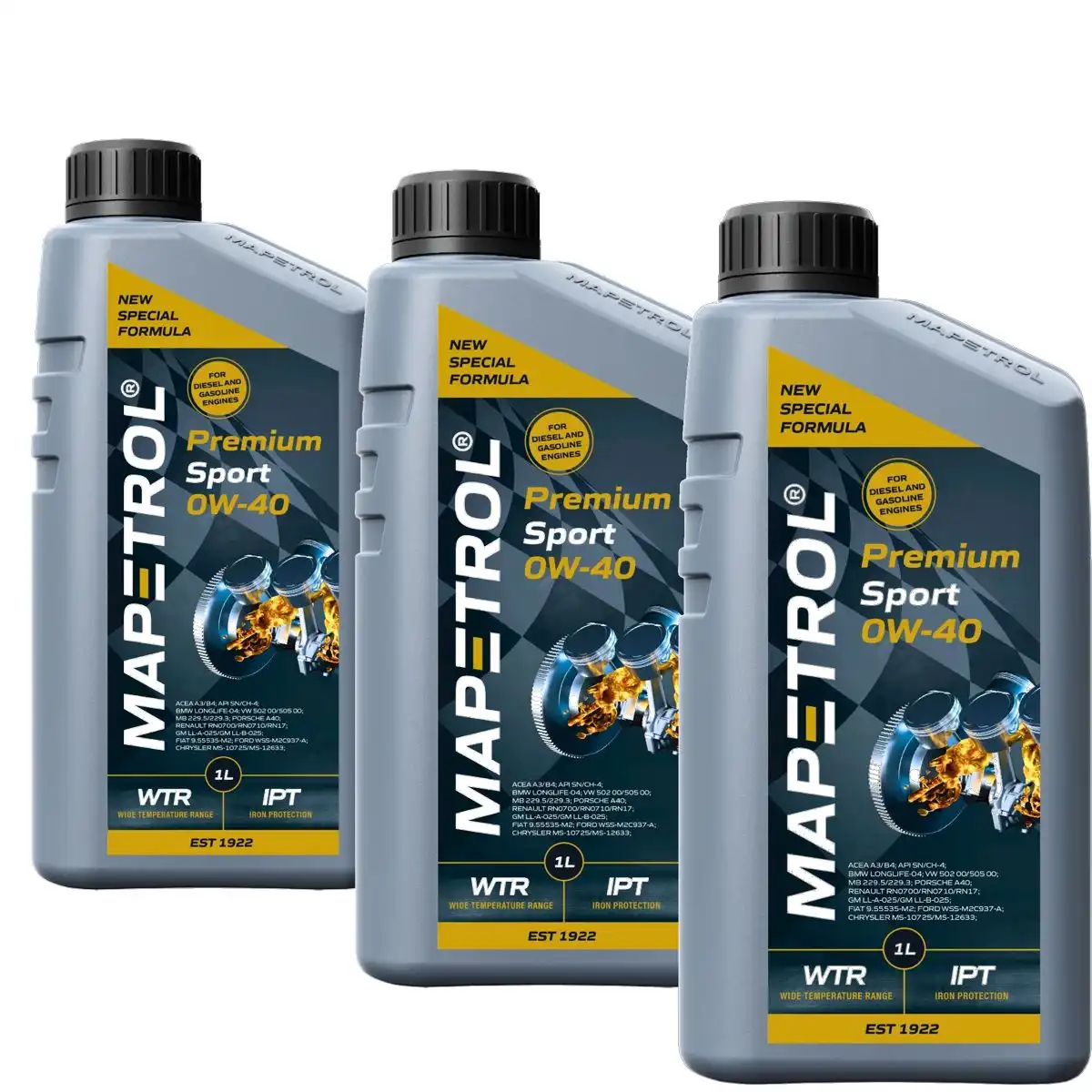 Mapetrol Premium Sport 0W-40 3x1 Liter