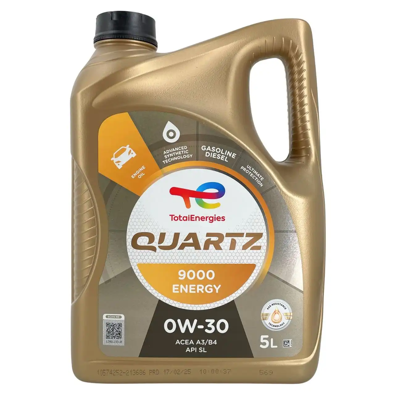 Total Quartz 9000 Energy 0W-30 5 Liter