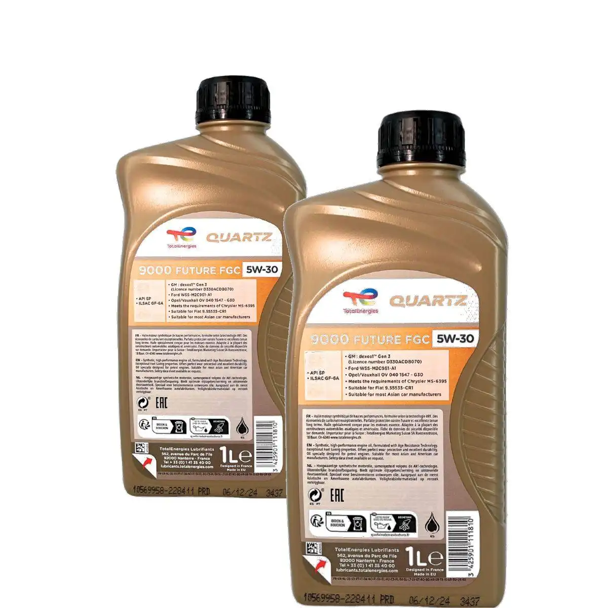 Total Quartz 9000 Future FGC 5W-30 2x1 Liter