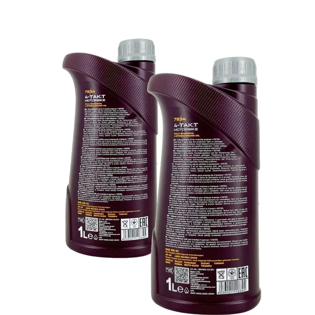 Mannol 4-Takt Motorbike 5W-40 2x1 Liter