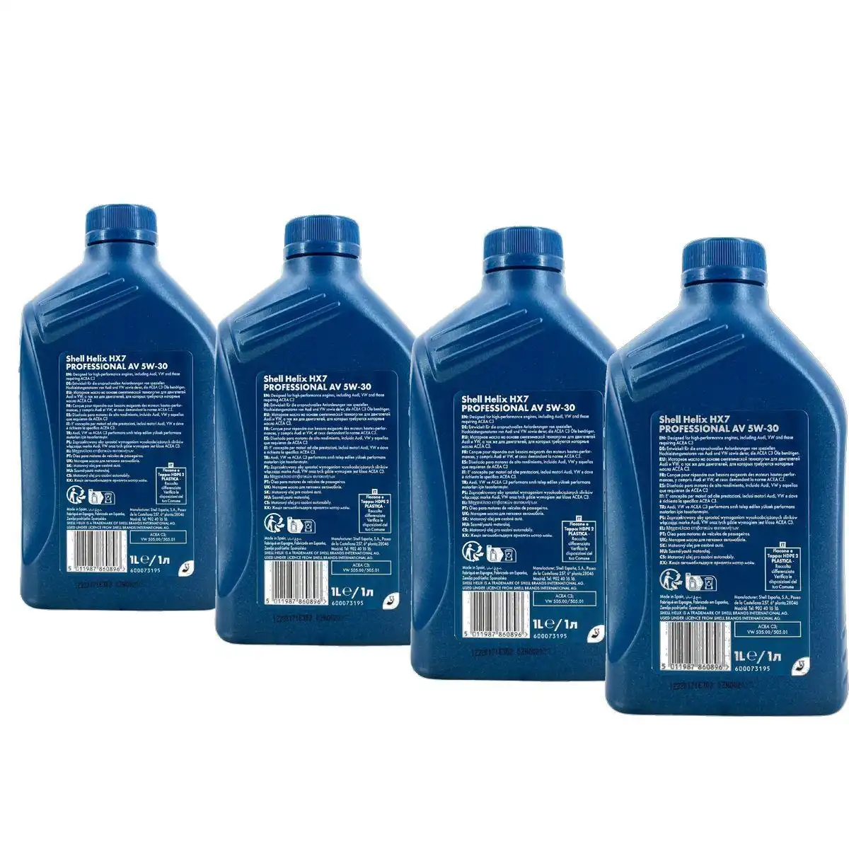 Shell Helix HX7 Professional AV 5W-30 4x1 Liter