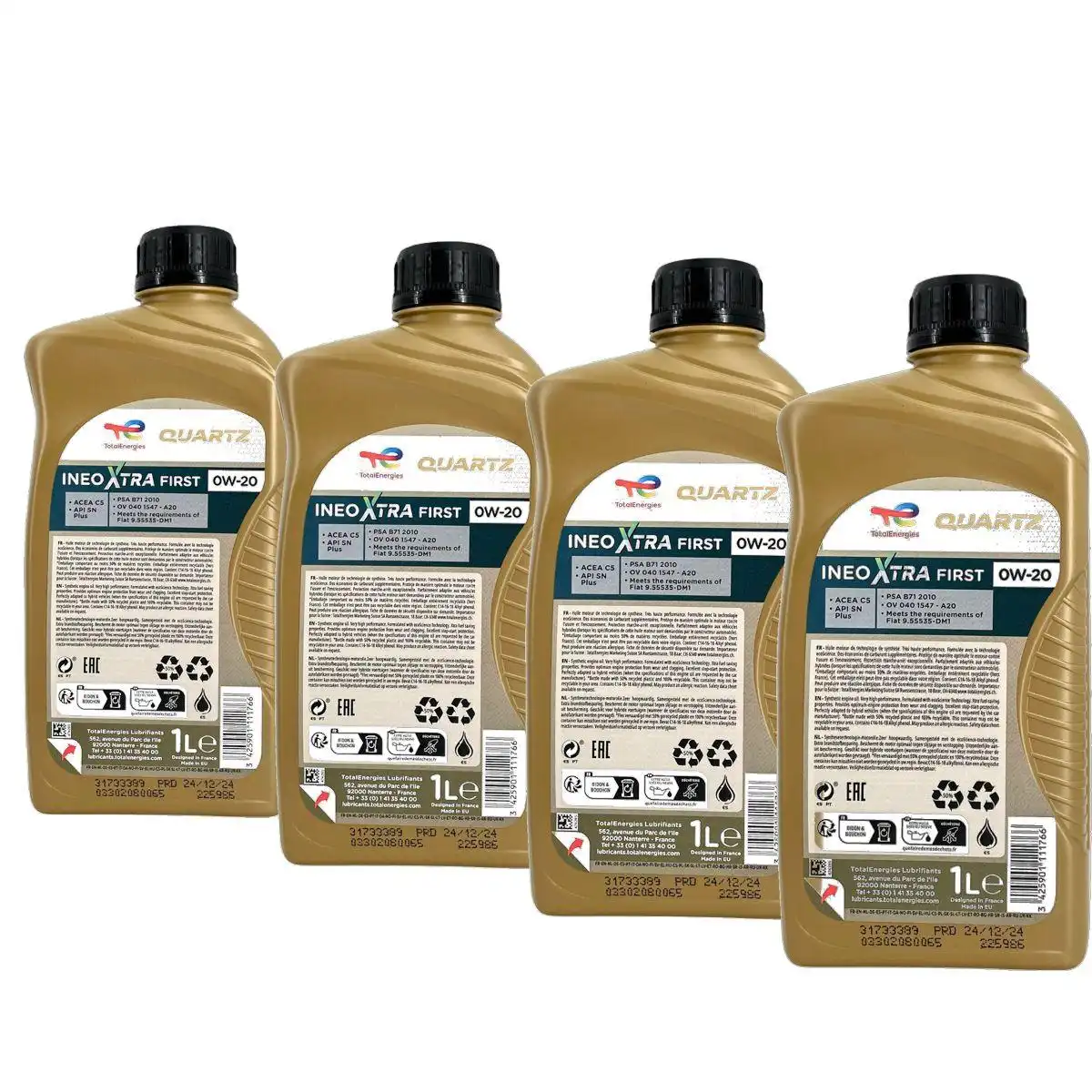 Total Quartz Ineo Xtra First 0W-20 4x1 Liter