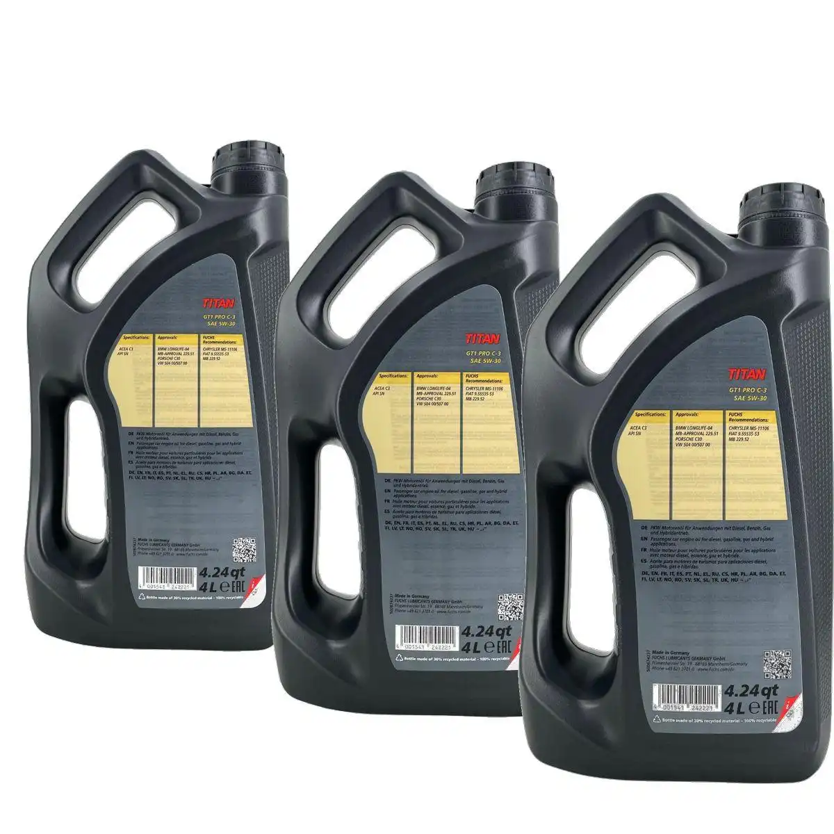 Fuchs Titan GT1 PRO C-3 5W-30 3x4 Liter